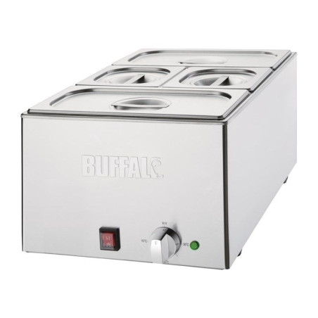 Bain-Marie Kahdella Astialla - 2 x GN 1/3 ja 2 x GN 1/6 - Buffalo