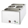 Bain-Marie Kahdella Astialla - 2 x GN 1/3 ja 2 x GN 1/6 - Buffalo