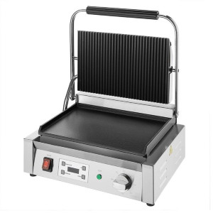 Grand Grill De Contact Simple Rainuré et Lisse - Buffalo