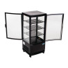 Black Refrigerated Display with Curved Doors 86 L - Polar