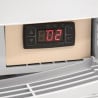 Vitrine Réfrigérée Positive Blanche 2 Portes Incurvées 86 L - Polar