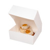 Vit kartong för bakverk - 29 x 29 cm - Paket med 25 - FourniResto