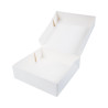 White Cardboard Pastry Box - 29 x 29 cm - Pack of 50 - FourniResto