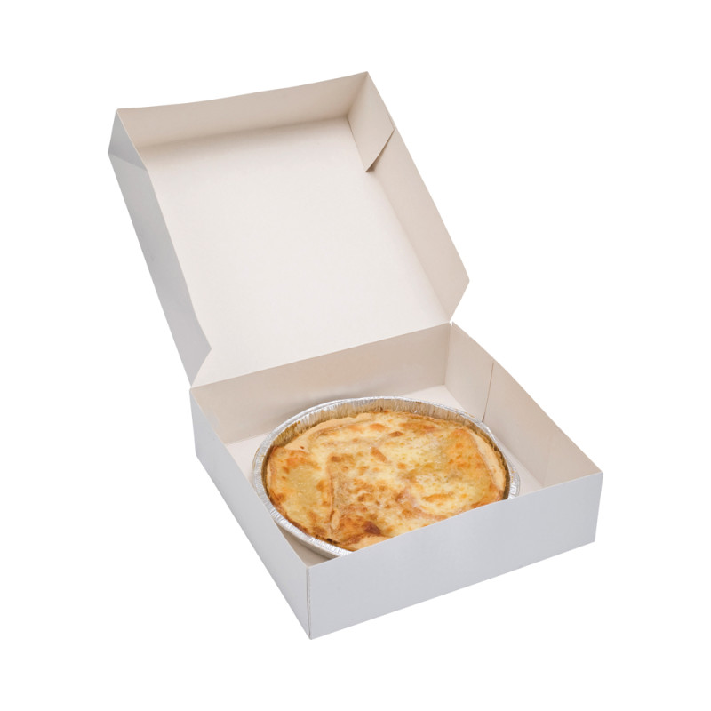 Vit kartong för bakverk - 29 x 29 cm - Paket med 25 - FourniResto Vit kartong för bakverk - 29 x 29 cm - Paket med 25 - FourniResto