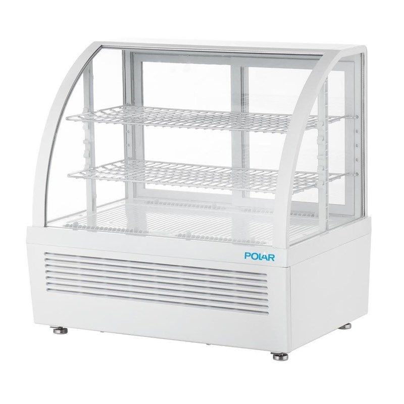 Valkoinen Jääkaappivitriini - 2 Hyllyä - 100 L - Polar Valkoinen Jääkaappivitriini - 2 Hyllyä - 100 L - Polar