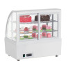 Valkoinen Jääkaappivitriini - 2 Hyllyä - 100 L - Polar