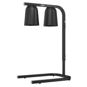 Lamppu Kaksi Lämmitin Musta - 500 W