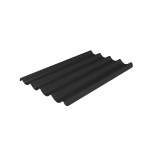 Plateau Noir à Pain 600x400 mm Mychef - Qualité Professionnelle