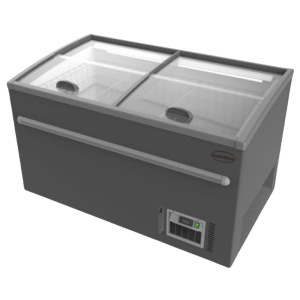 Grå frysbox för stormarknad - 530 L