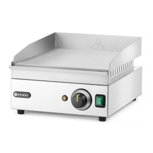 Elektrisk grill med slät platta - 326 x 445 mm - HENDI