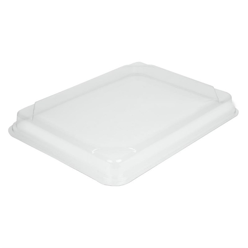 PET-lock för återvinningsbara måltidsbrickor 263 x 201 mm - Paket med 90 - Faerch PET-lock för återvinningsbara måltidsbrickor 263 x 201 mm - Paket med 90 - Faerch