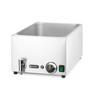 Bain-Marie med Avtappningskran - 3 GN 1/3 - HENDI