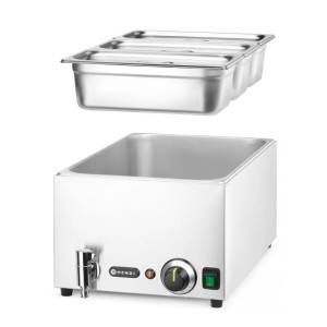 Bain-Marie med Avtappningskran - 3 GN 1/3 - HENDI
