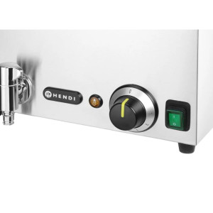 Bain-Marie med Avtappningskran - 3 GN 1/3 - HENDI