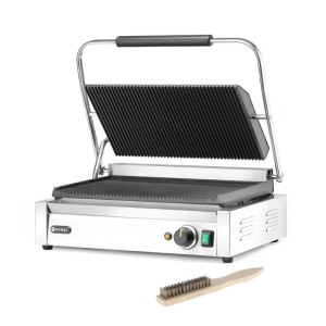 Grill de Contact Panini XL - Uritettu Levy - HENDI