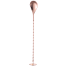 Cocktail-lusikka kuparisella murskaimella - 280 mm