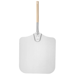 Fyrkantig Pizzaspade med Kort Handtag - 355x710 mm