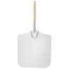 Fyrkantig Pizzaspade med Kort Handtag - 355x710 mm