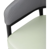 Meridian-nojatuolit harmaa / pistaasi - 2 kpl