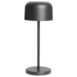 Pöytälamppu pyöreällä varjostimella Lucca Musta - 200 mm
