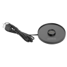 Bordslampa med Rund Lampskärm Lucca Svart - 200 mm