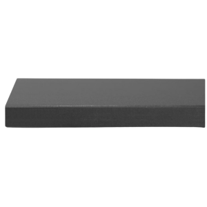 Mattsvart fyrkantig bordsplatta - 700 mm