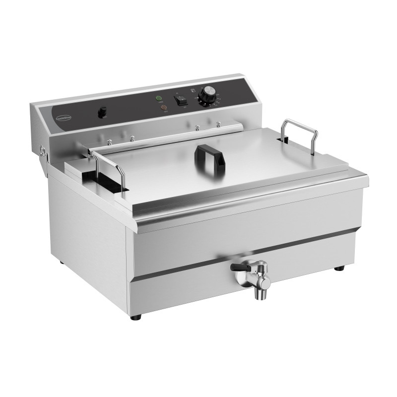 Ammattimainen rasvakeitin tyhjennysventtiilillä - 25 L - CombiSteel Ammattimainen rasvakeitin tyhjennysventtiilillä - 25 L - CombiSteel