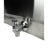 Ammattimainen rasvakeitin tyhjennysventtiilillä - 25 L - CombiSteel