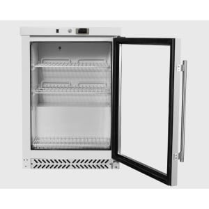 Mini Kylskåp med Glasdörr 170 L 0/+8 °C - Dynasteel