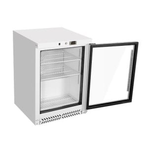 Mini Kylskåp med Glasdörr 170 L 0/+8 °C - Dynasteel