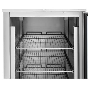 Positive Glass Door Refrigerated Cabinet 650 L Ventilated Cooling