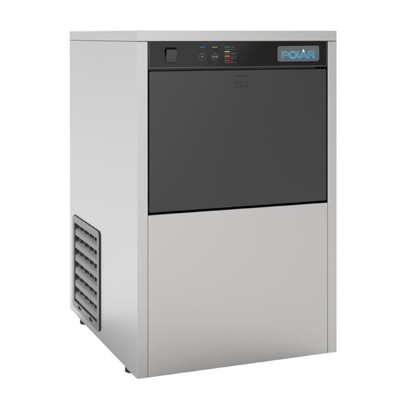Polar UVC 20 kg -sarjan pöytämallinen jääpalakone Polar UVC 20 kg -sarjan pöytämallinen jääpalakone