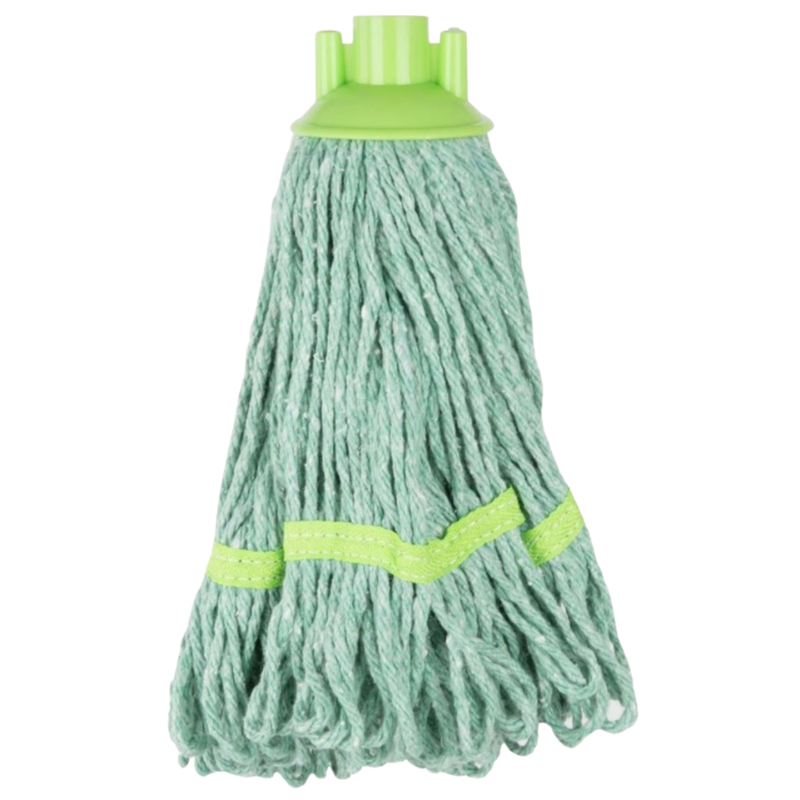 Mopp Huvud med Grön Rand - 0,2 kg Mopp Huvud med Grön Rand - 0,2 kg
