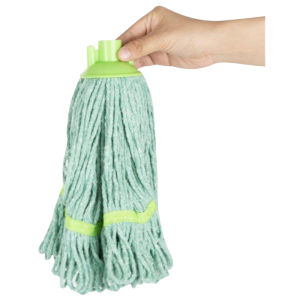 Mopp Huvud med Grön Rand - 0,2 kg