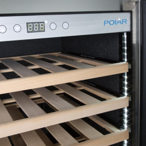 Under Counter Stainless Steel Wine Cooler - 118 L