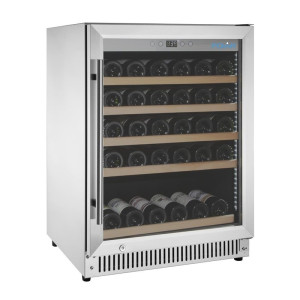 Under Counter Stainless Steel Wine Cooler - 118 L