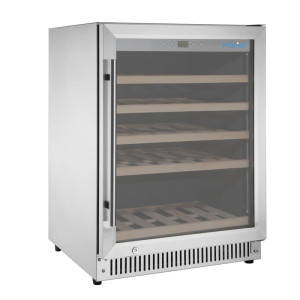 Under Counter Stainless Steel Wine Cooler - 118 L