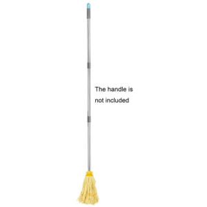 Mopp Huvud med Fransar Gul Rand - 0.2 kg
