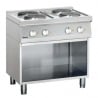 Four-burner stove with base Series 700