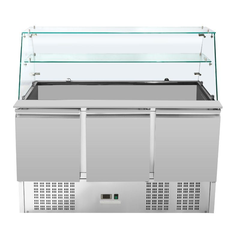 Saladette Jääkaappi 3 Ovea - 368 L - Dynasteel Saladette Jääkaappi 3 Ovea - 368 L - Dynasteel