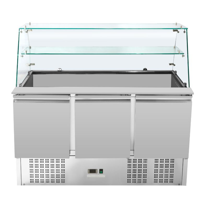 Saladette Kylskåp 3 Dörrar - 368 L - Dynasteel Saladette Kylskåp 3 Dörrar - 368 L - Dynasteel