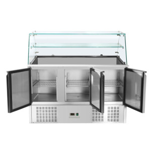 Saladette Kylskåp 3 Dörrar - 368 L - Dynasteel