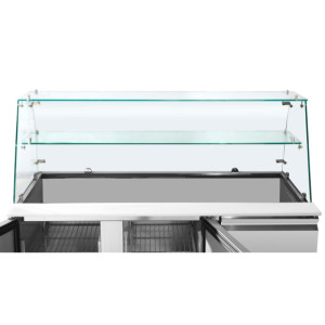 Saladette Kylskåp 3 Dörrar - 368 L - Dynasteel