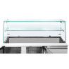 Saladette Jääkaappi 3 Ovea - 368 L - Dynasteel