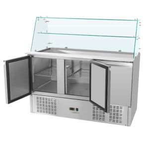 Saladette Jääkaappi 3 Ovea - 368 L - Dynasteel