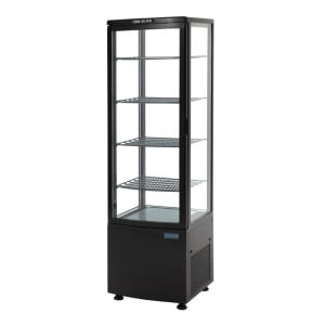 Black Refrigerated Display Case Series C 235 L - Polar