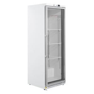 Glasad Kylskåp Positiv 380 L 0/+8°C