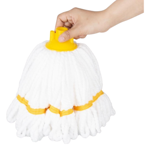 Mikrofibermopp med Gul Rand - 0,15 kg
