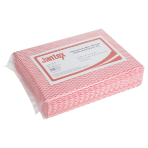 Mycket hållbar röd non-woven duk - Paket med 25