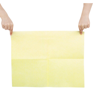 Mycket hållbara gula non-woven trasor - Paket med 25